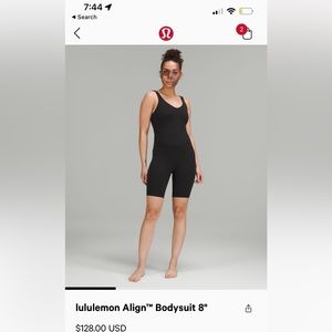 Lululemon Align Bodysuit 8’